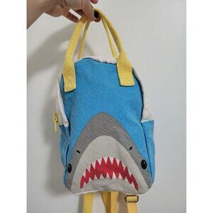 FLUF Kids Shark Zipper Lunch Bag With Inside Pocket